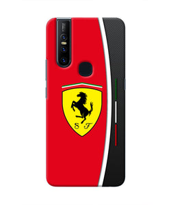 Ferrari Abstract Red Vivo V15 Real 4D Back Cover