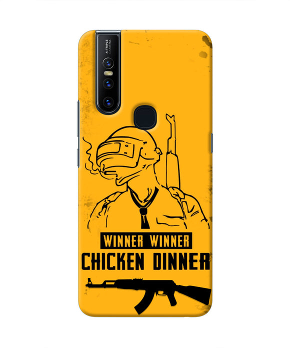 PUBG Chicken Dinner Vivo V15 Real 4D Back Cover