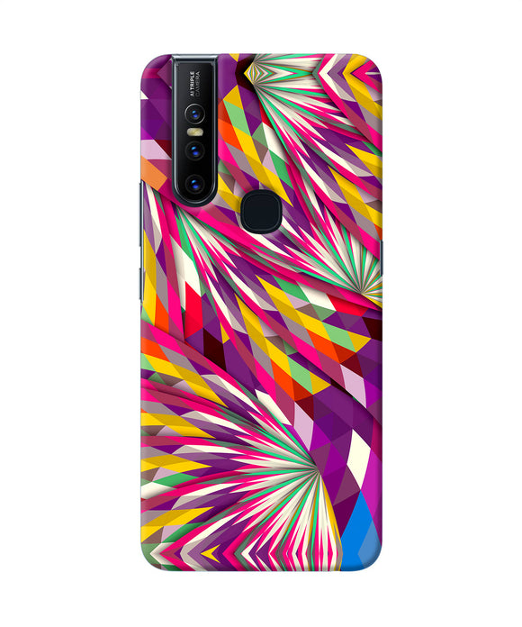 Abstract Colorful Print Vivo V15 Back Cover