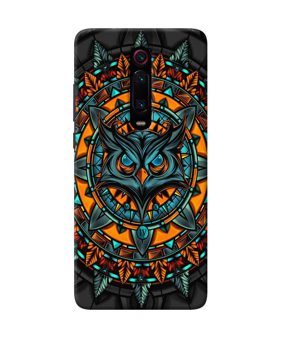 Angry Owl Art Redmi K20 Back Cover