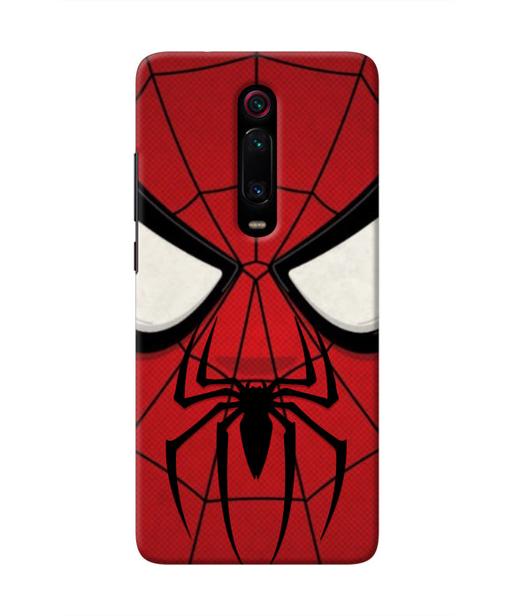 Spiderman Face Redmi K20 Real 4D Back Cover