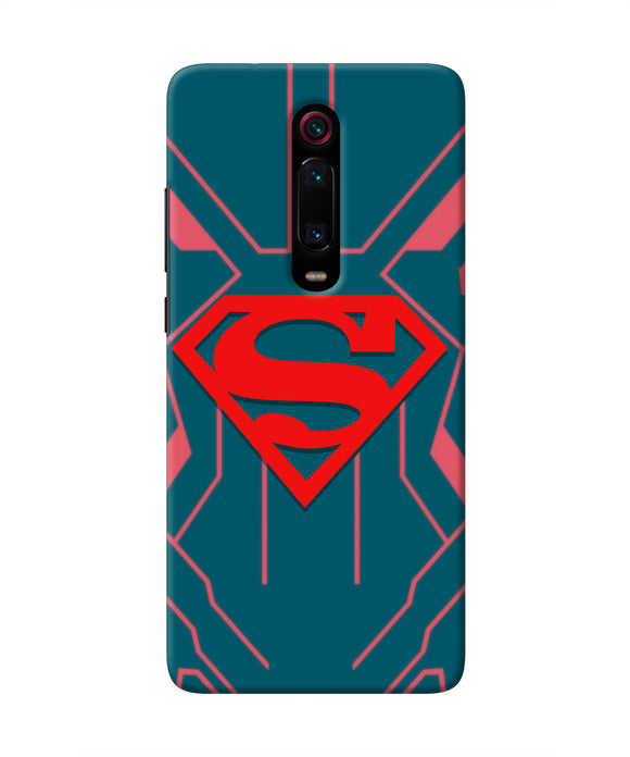 Superman Techno Redmi K20 Real 4D Back Cover