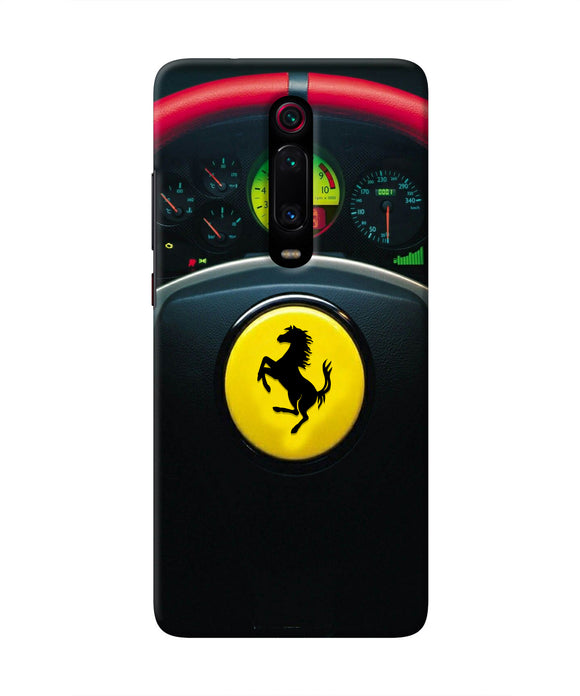 Ferrari Steeriing Wheel Redmi K20 Real 4D Back Cover