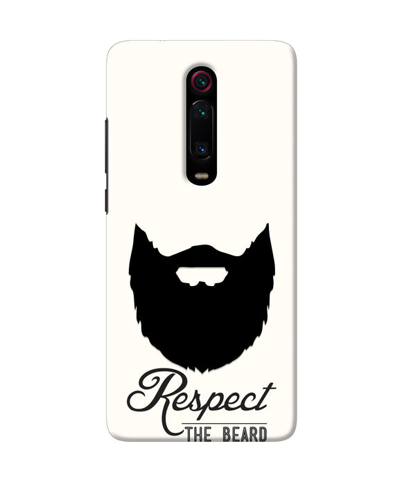 Respect the Beard Redmi K20 Real 4D Back Cover