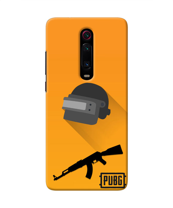 PUBG Helmet and Gun Redmi K20 Real 4D Back Cover