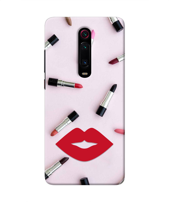 Lips Lipstick Shades Redmi K20 Real 4D Back Cover