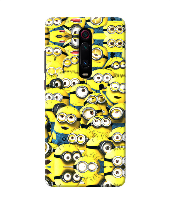 Minions Mini Crowd Redmi K20 Back Cover