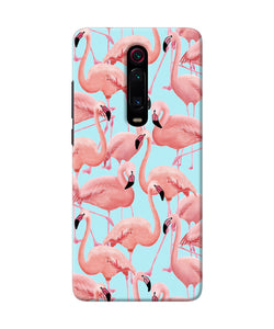 Abstract Sheer Bird Print Redmi K20 Back Cover