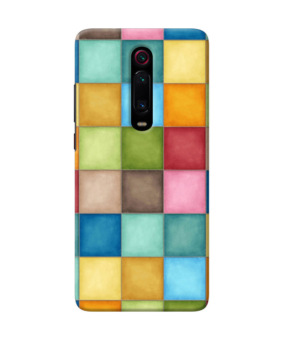 Abstract Colorful Squares Redmi K20 Back Cover