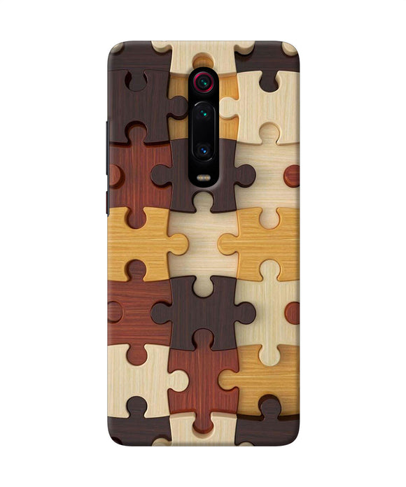 Wooden Puzzle Redmi K20 Back Cover