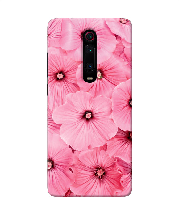 Pink Flowers Redmi K20 Back Cover