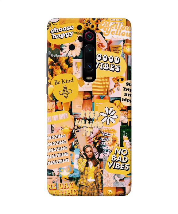 Good Vibes Poster Redmi K20 Back Cover