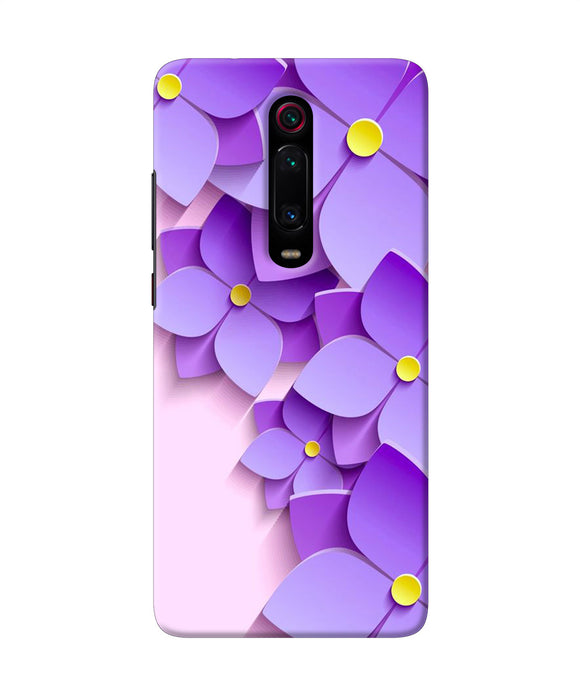 Violet Flower Craft Redmi K20 Back Cover