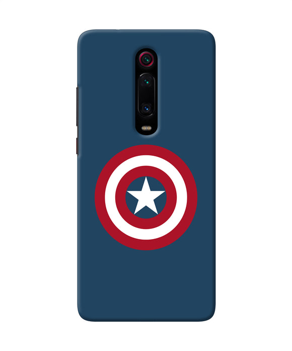 Captain America Logo Redmi K20 Back Cover