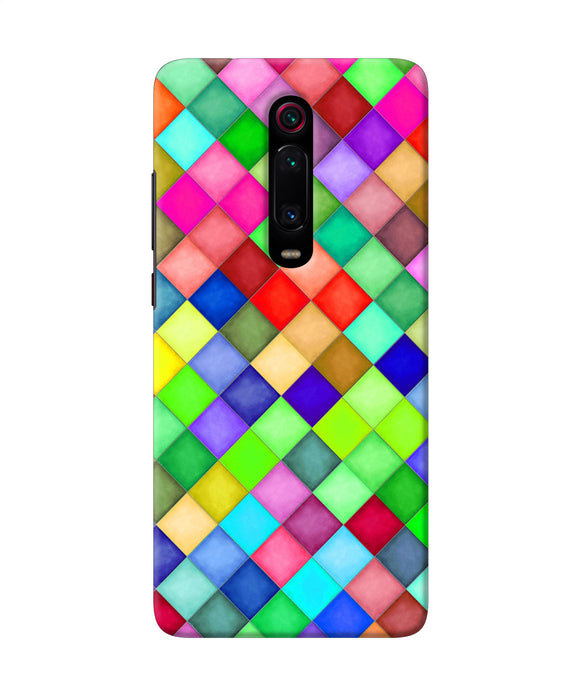 Abstract Colorful Squares Redmi K20 Back Cover