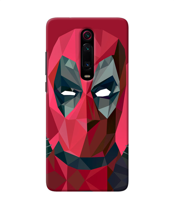 Abstract Deadpool Full Mask Redmi K20 Back Cover