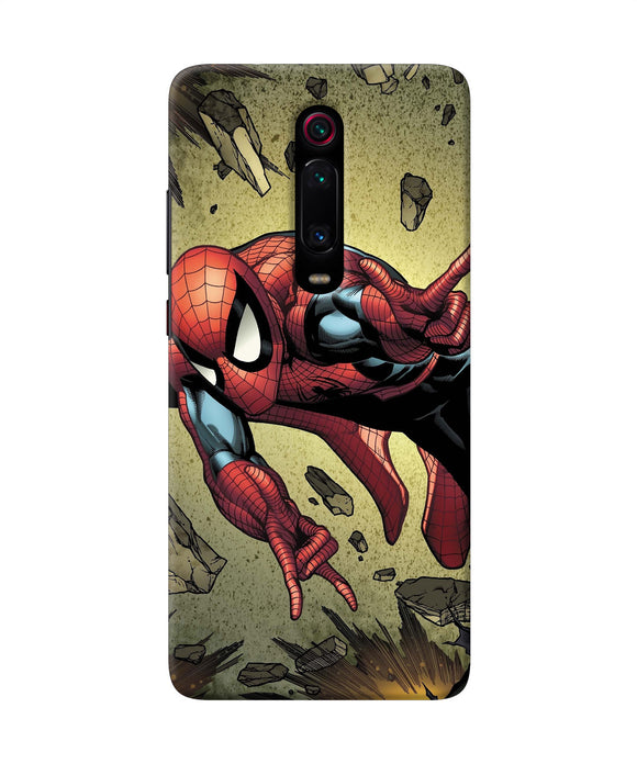 Spiderman On Sky Redmi K20 Back Cover