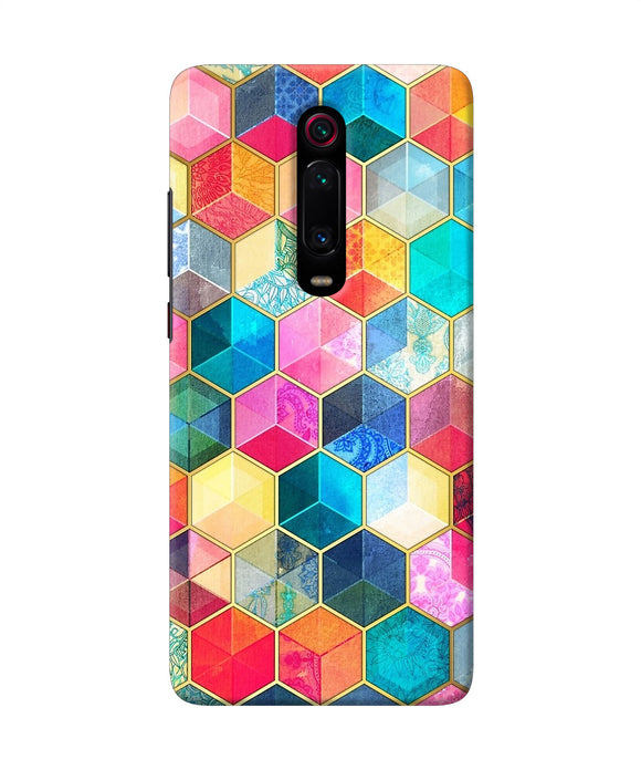 Abstract Color Box Redmi K20 Back Cover
