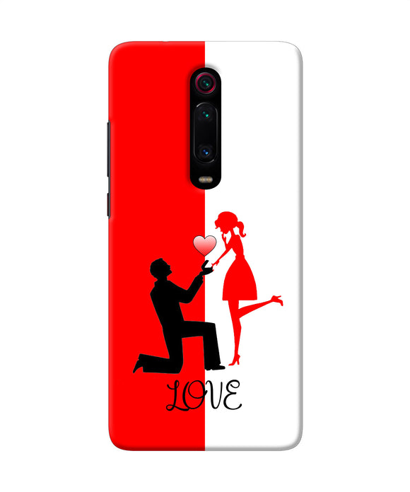 Love Propose Red And White Redmi K20 Back Cover
