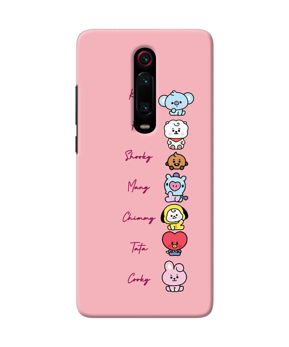 BTS names Redmi K20 Pro Back Cover