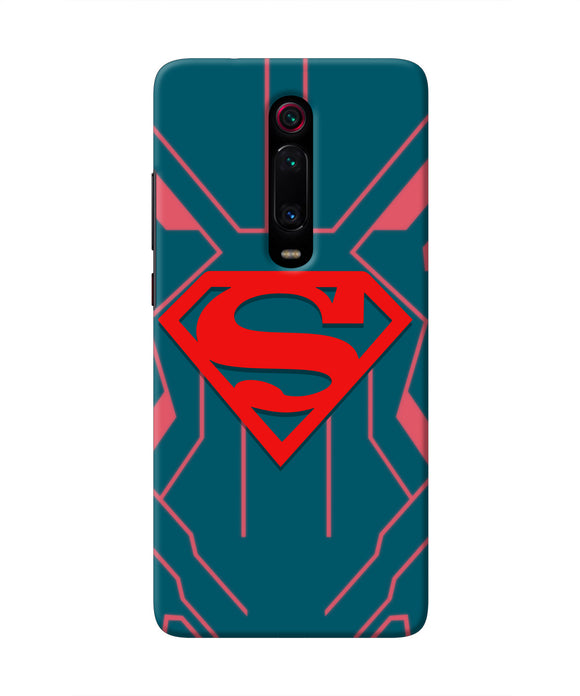 Superman Techno Redmi K20 Pro Real 4D Back Cover