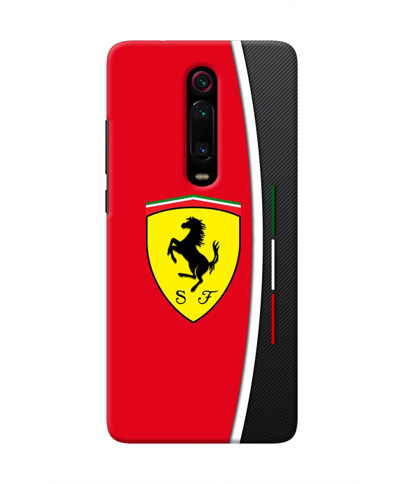 Ferrari Abstract Red Redmi K20 Pro Real 4D Back Cover