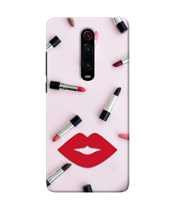 Lips Lipstick Shades Redmi K20 Pro Real 4D Back Cover