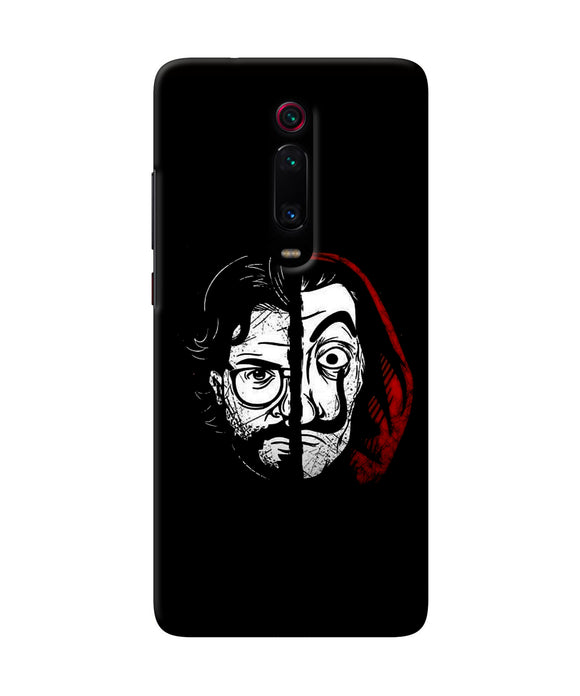 Money Heist Professor Mask Sketch Redmi K20 Pro Back Cover