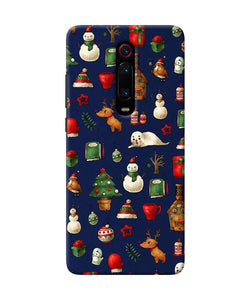 Canvas Christmas Print Redmi K20 Pro Back Cover