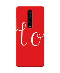 Love One Redmi K20 Pro Back Cover