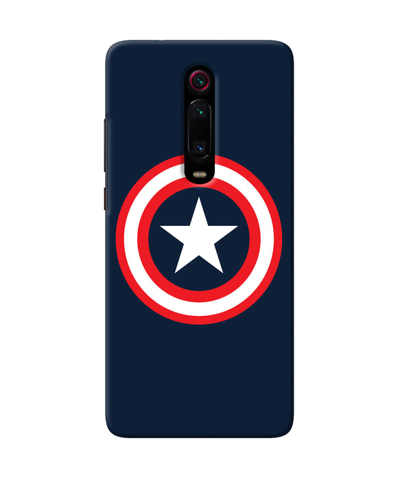 Captain America Logo Redmi K20 Pro Back Cover