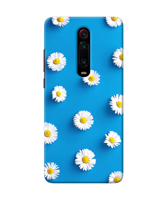 White Flowers Redmi K20 Pro Back Cover