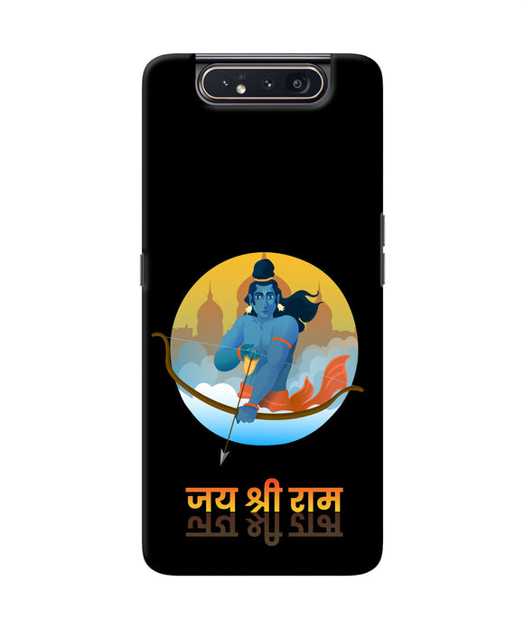 Black Jay Shree Ram Samsung A80 Back Cover