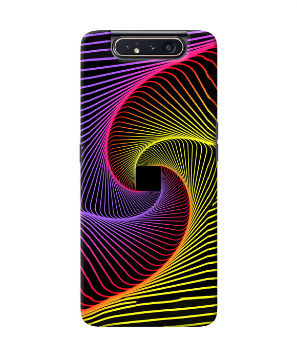 Colorful Strings Samsung A80 Back Cover