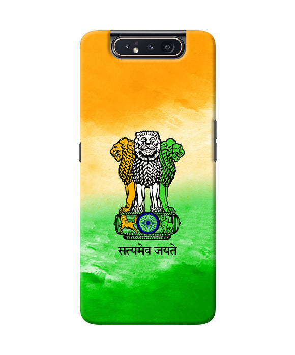 Satyamev Jayate Flag Samsung A80 Back Cover