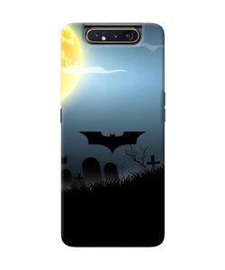 Batman Scary cemetry Samsung A80 Real 4D Back Cover