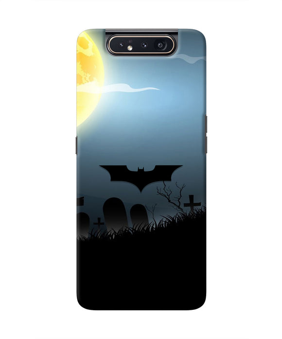 Batman Scary cemetry Samsung A80 Real 4D Back Cover