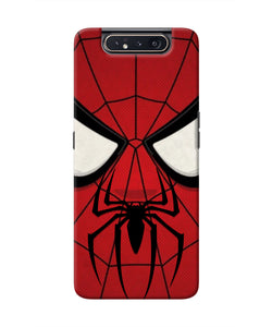 Spiderman Face Samsung A80 Real 4D Back Cover