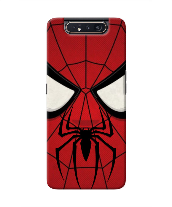 Spiderman Face Samsung A80 Real 4D Back Cover