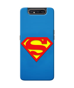 Superman Blue Samsung A80 Real 4D Back Cover