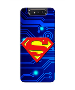 Superman Abstract Samsung A80 Real 4D Back Cover