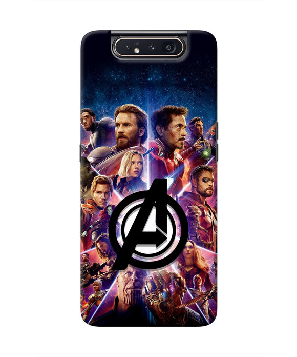 Avengers Superheroes Samsung A80 Real 4D Back Cover