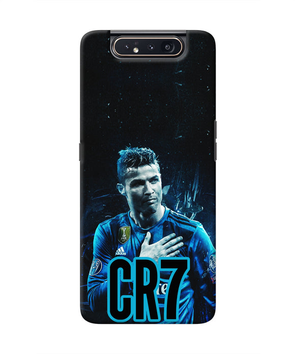 Christiano Ronaldo Blue Samsung A80 Real 4D Back Cover