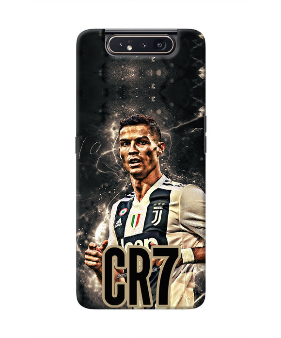 CR7 Dark Samsung A80 Real 4D Back Cover