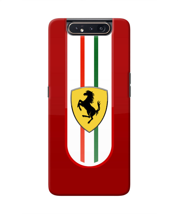 Ferrari Art Samsung A80 Real 4D Back Cover