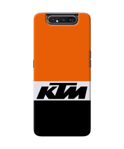 KTM Colorblock Samsung A80 Real 4D Back Cover