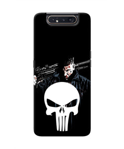 Punisher Character Samsung A80 Real 4D Back Cover