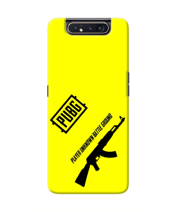 PUBG AKM Gun Samsung A80 Real 4D Back Cover