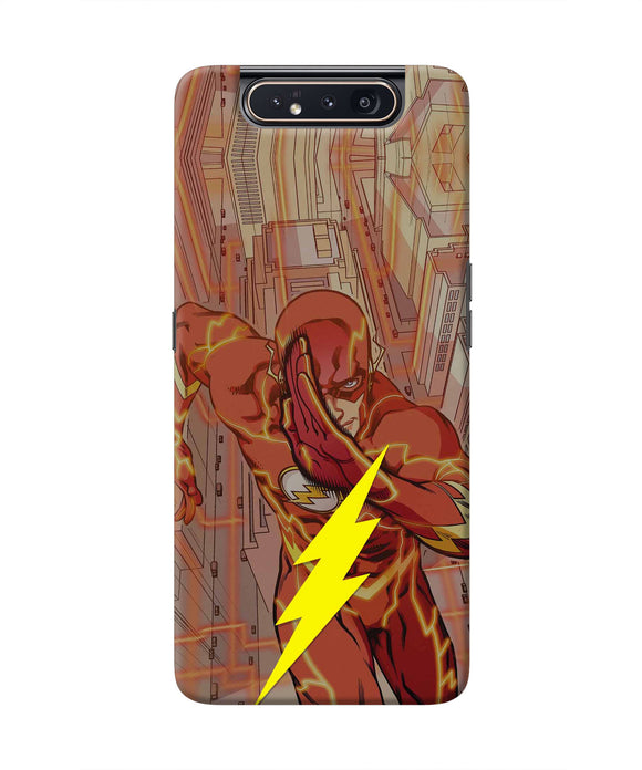 Flash Running Samsung A80 Real 4D Back Cover