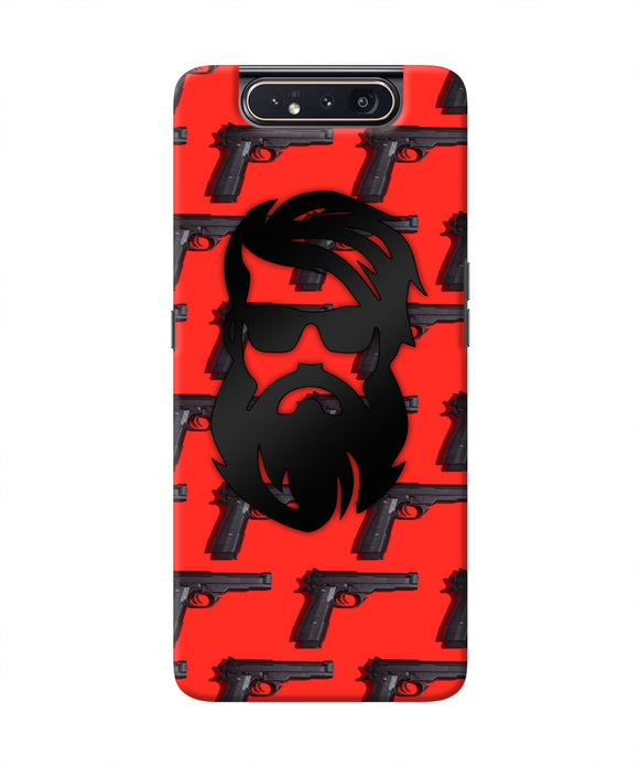 Rocky Bhai Beard Look Samsung A80 Real 4D Back Cover